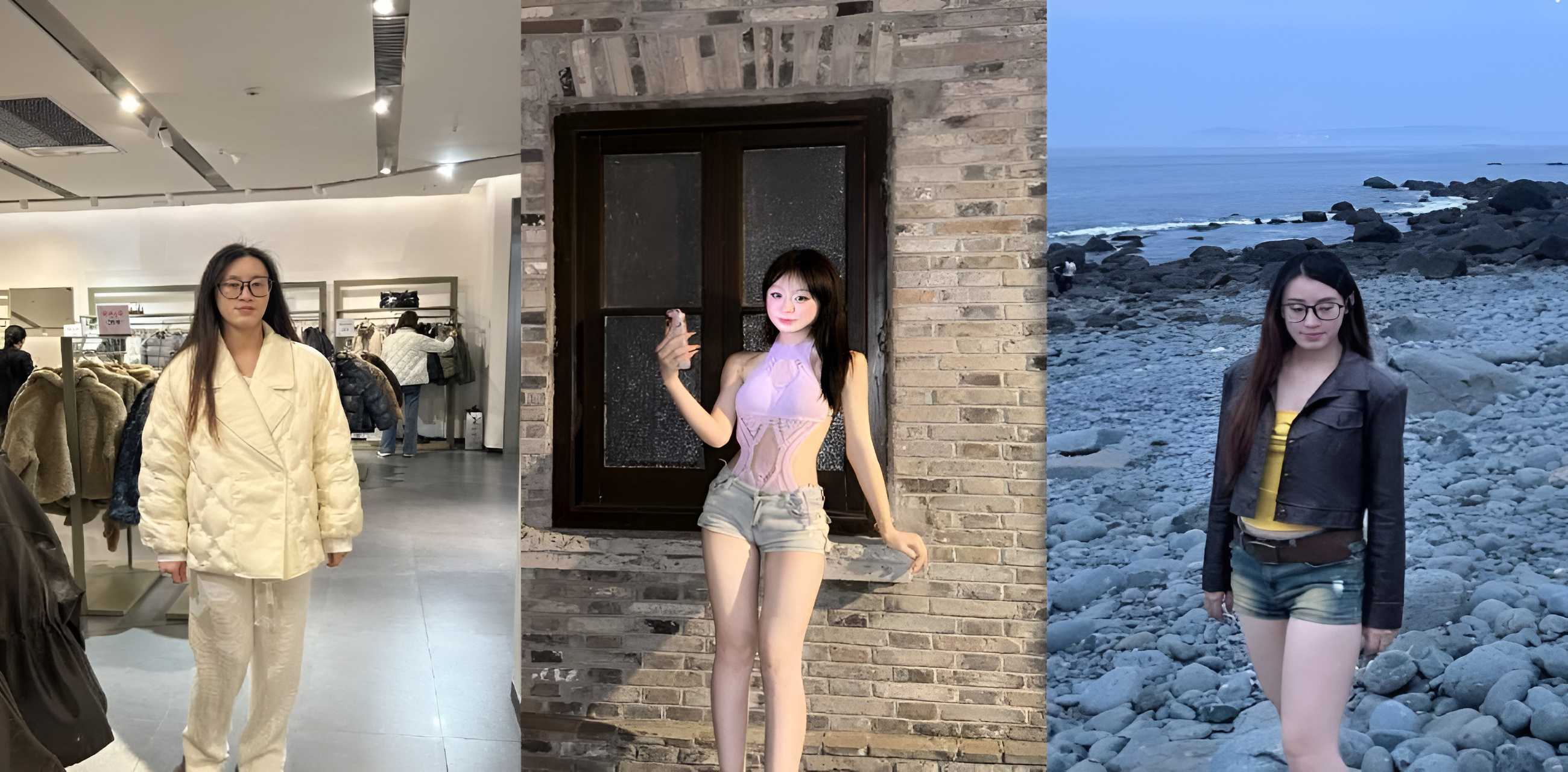 江西武功山网红反差婊 赵艺欣 人前黑框眼镜清纯御姐 人后情趣母狗骚的不行