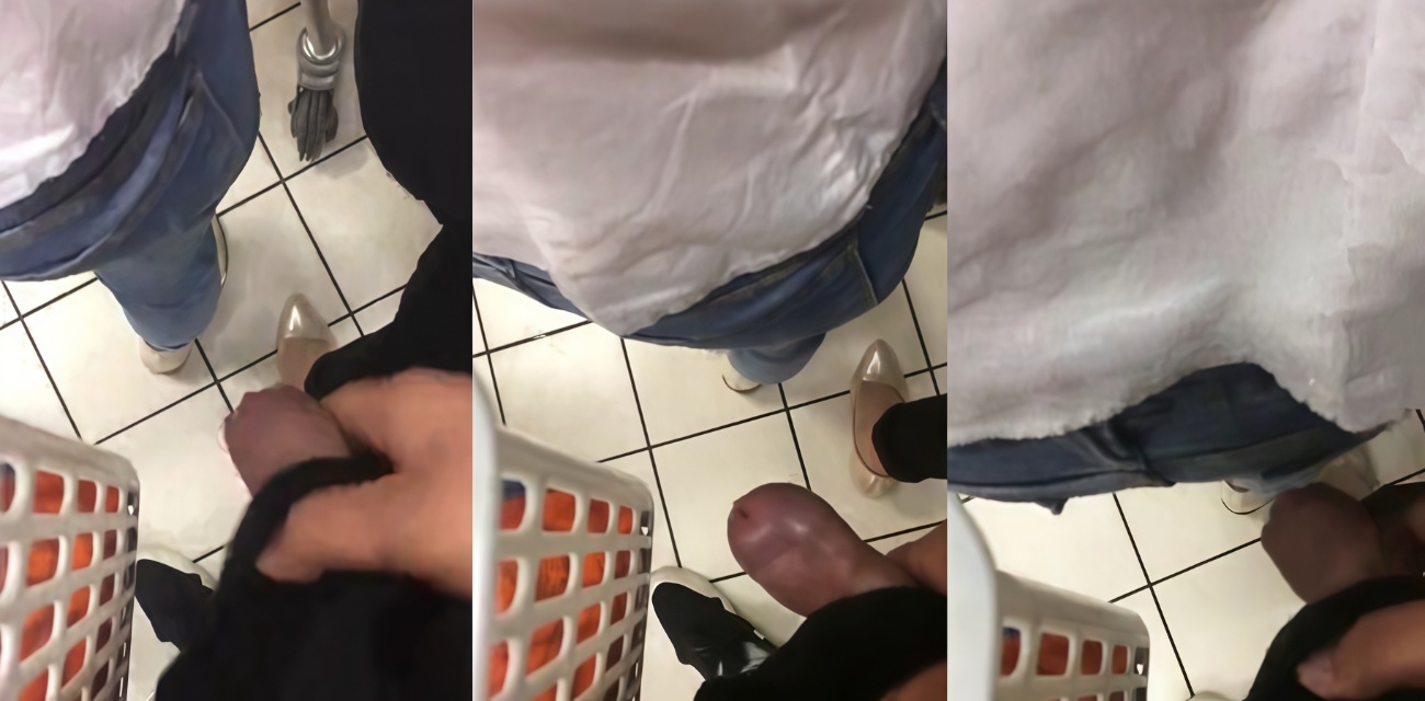 超市排队 达叔街射 打飞机狂喷黑裤短发牛仔裤美女翘臀双杀 精液雨露均沾社死瞬间！