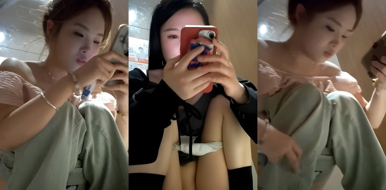 商场厕所偷拍视频疯传 高颜值粉发美少女全程露脸脱裤狂喷热尿 颜值爆表根本顶不住！