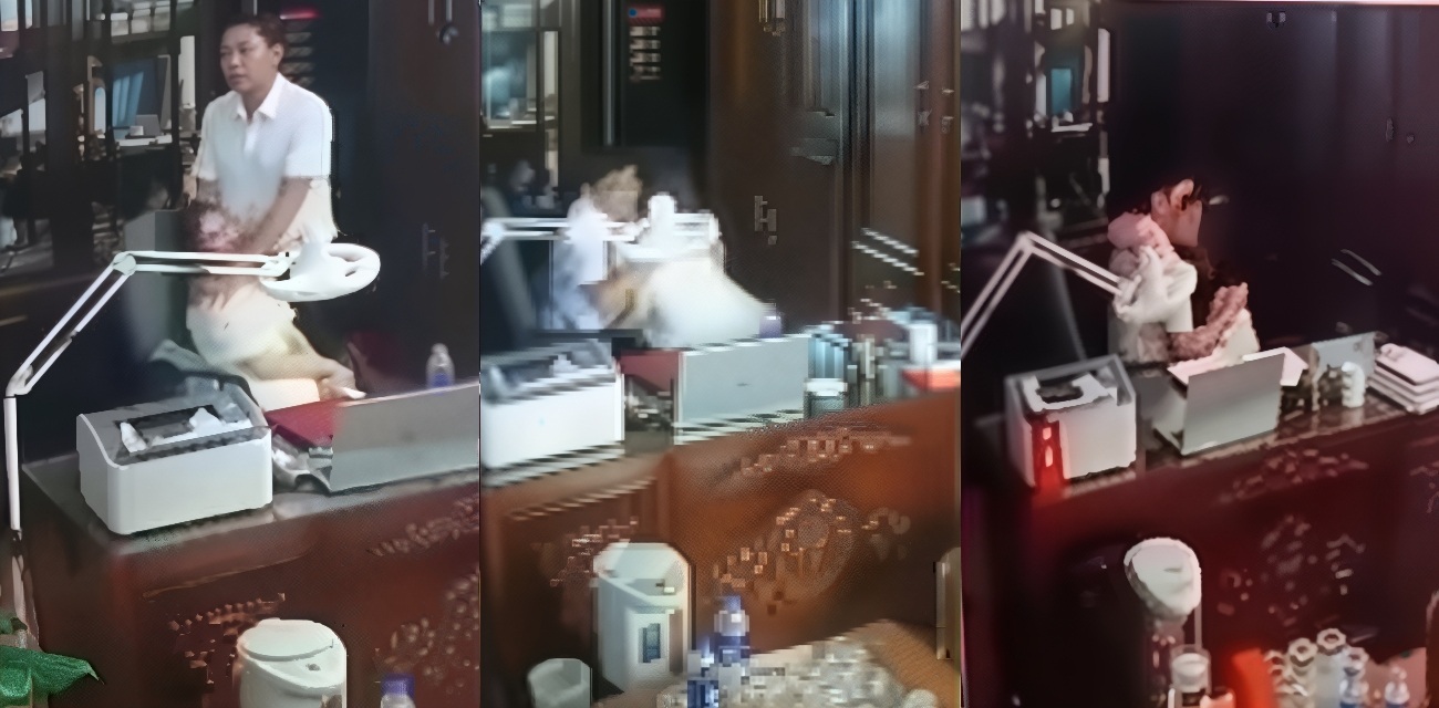 潜规则 越南宁平海后高中惊天丑闻！校长办公室监控流出，多女亲密缠绵，衣冠兽行祸害无数女生，视频炸屏全网沸腾！