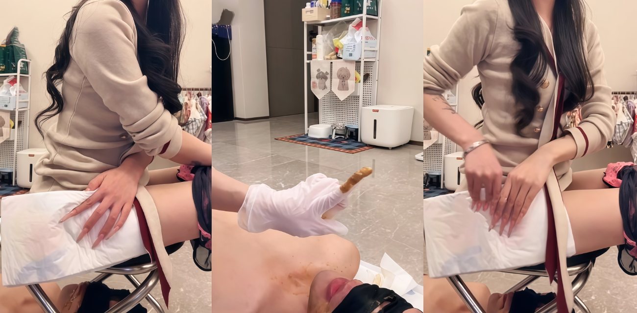 高颜值女王S 水晶熊 重口强制开发黄金贱畜 黄金涂抹全覆盖羞辱拉满 贱畜彻底沦为玩物！