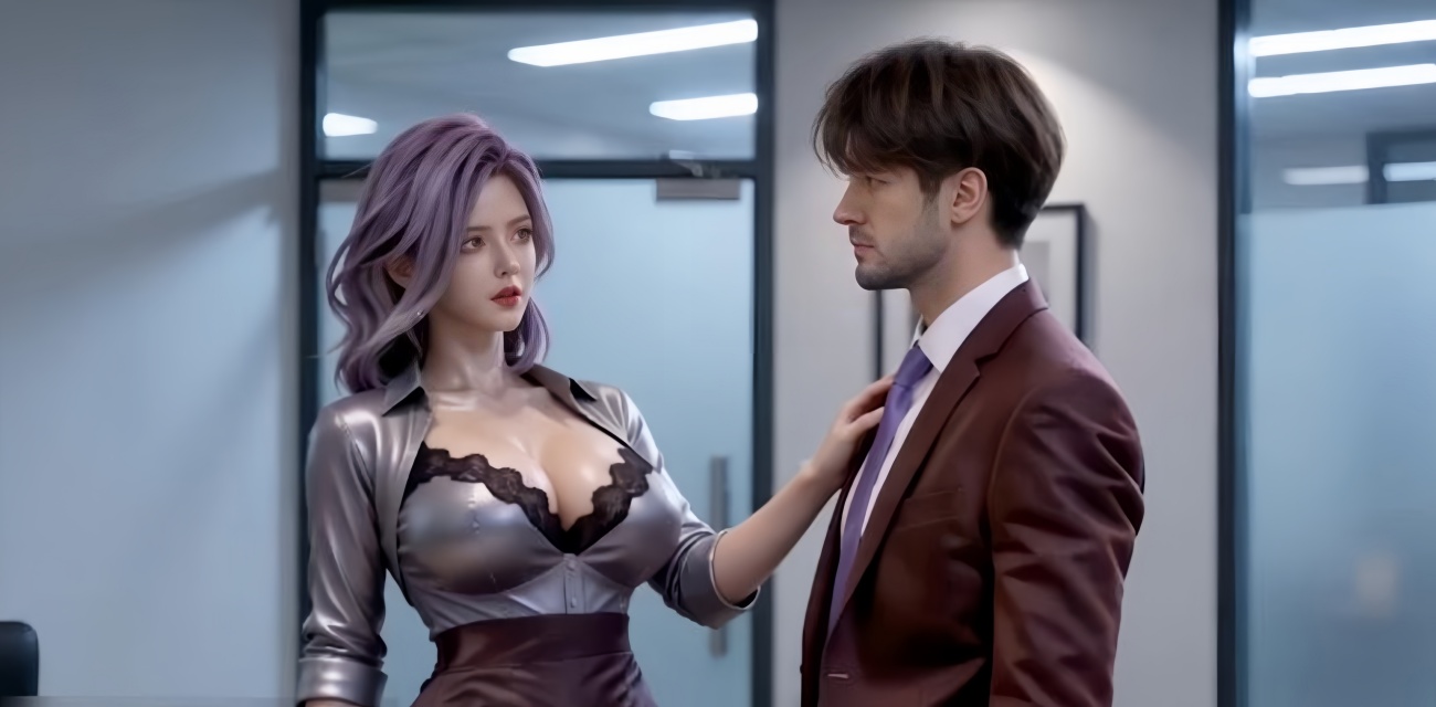 AI短剧 美丽新世界 社畜威胁强推女上司 大屌猛攻后成功驯服成极品骚货