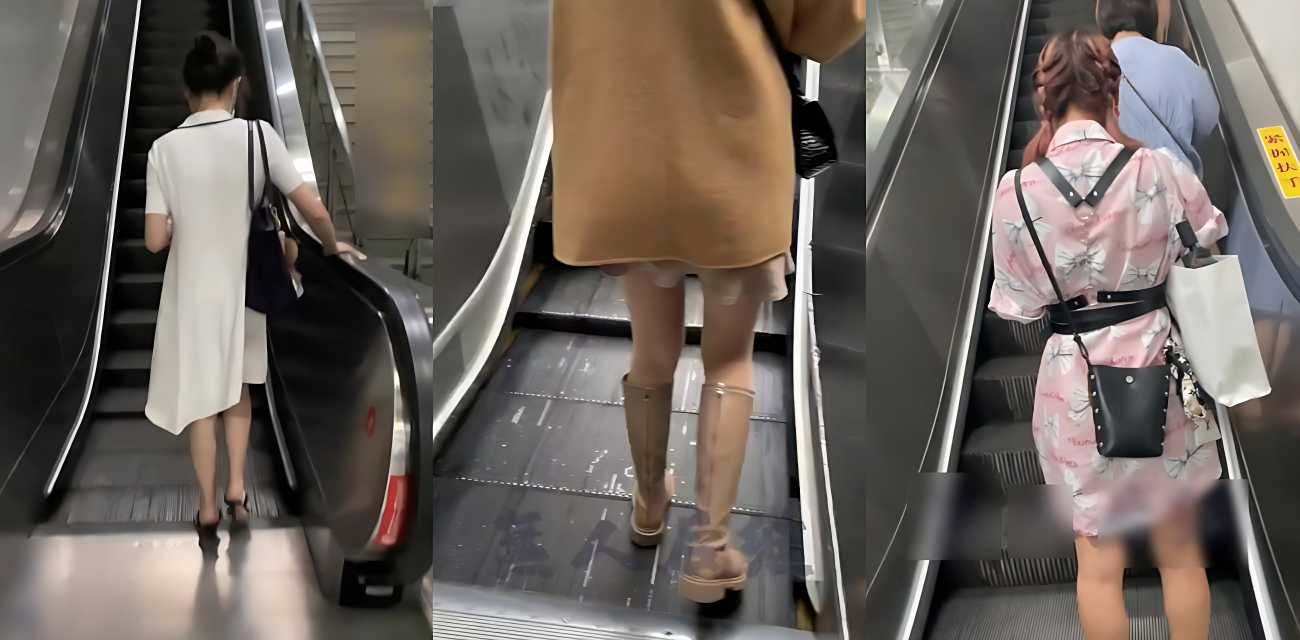 电梯战神 无人后继，偷拍电梯各种小姐姐裙底合集流出，第一弹，邪恶手指开启，尾随抄底，偷窥癖的核弹级福利