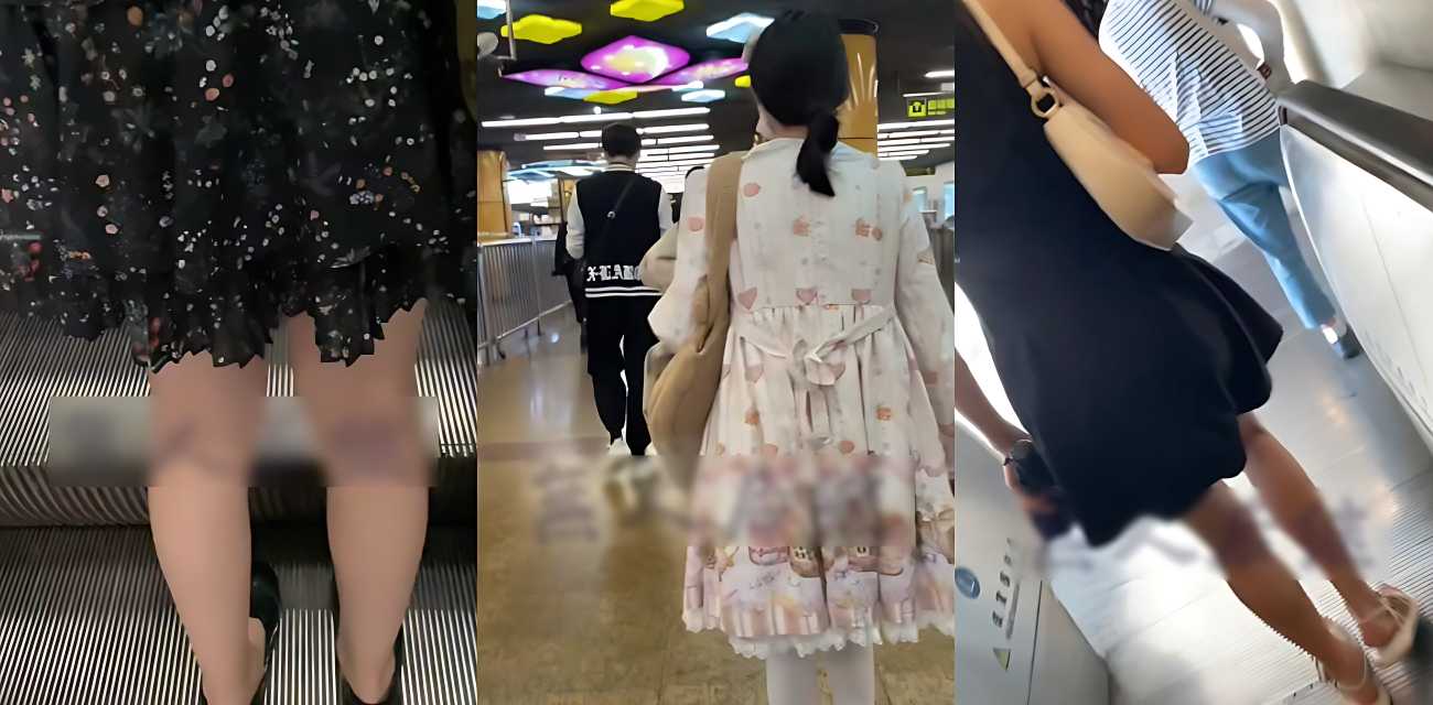 电梯战神 无人后继，偷拍电梯各种小姐姐裙底合集流出，第二弹，邪恶手指开启，尾随抄底，偷窥癖的核弹级福利