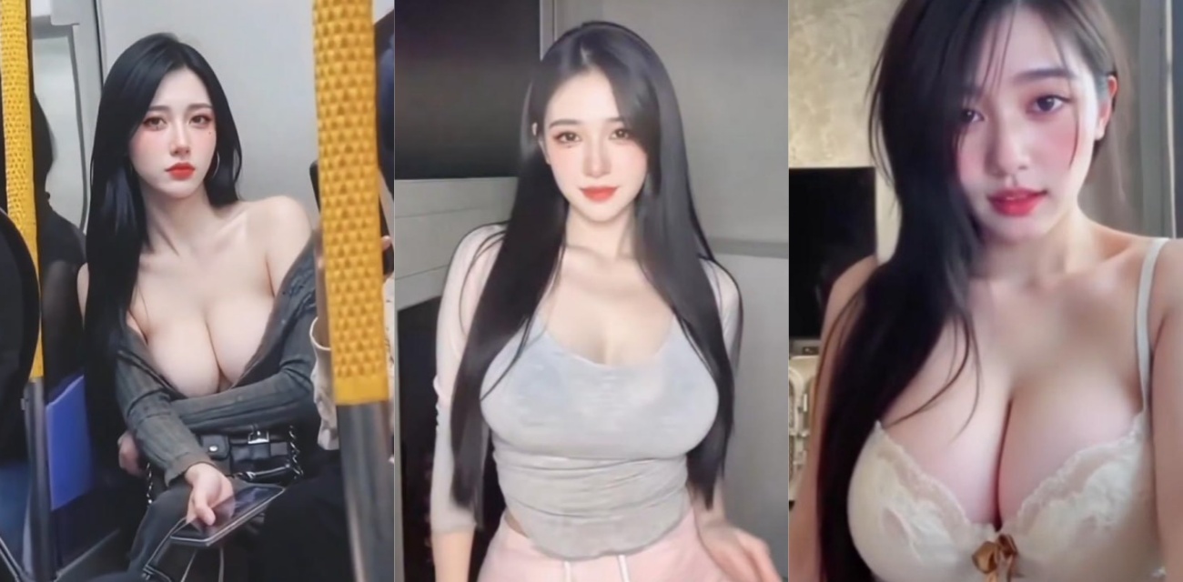 上海地铁奶牛妹 王雨瑾 地铁视频爆火 被偷拍不生气还抛媚眼勾引 线下直接被大哥爆操！