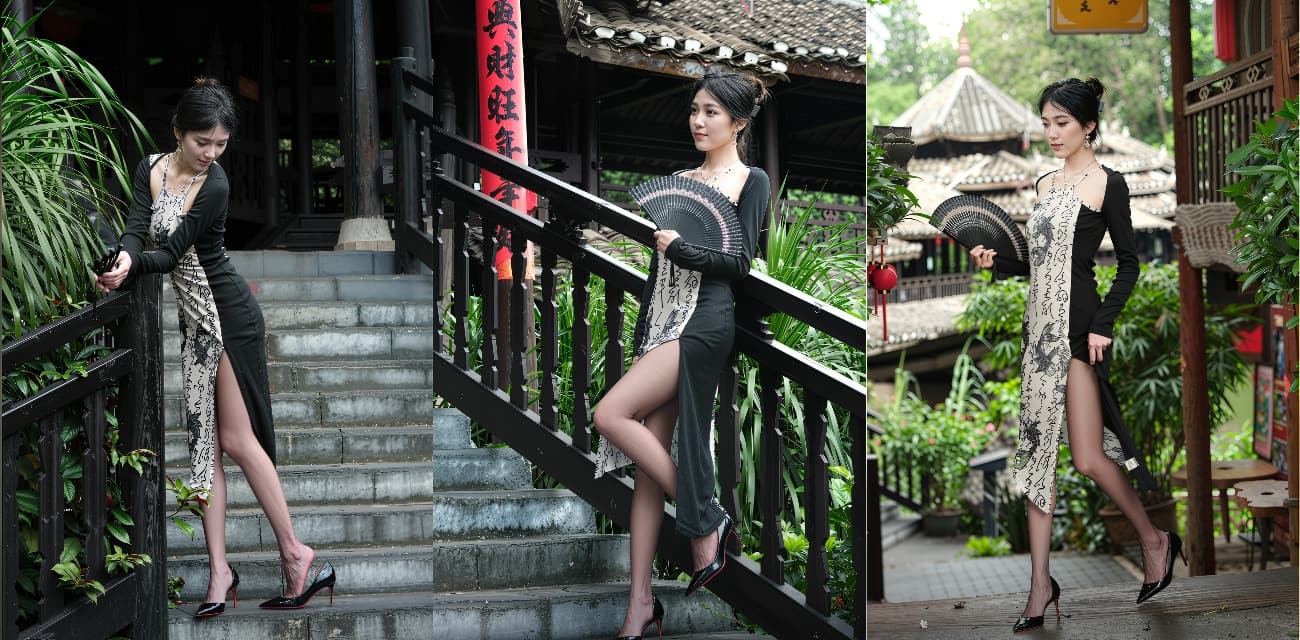 佛山院子售楼部经理上班偷情！黑丝旗袍制服小姐姐被带进厕所狂野后入爆操，高潮尖叫全过程曝光！