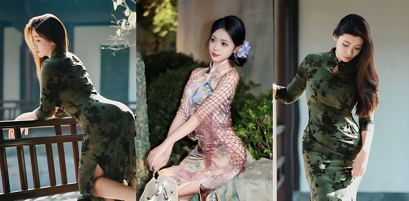每日大赛 【旗袍大赛】旗袍紧裹玲珑曲线 东方古典美人的极致诱惑！｜瓜友热评中