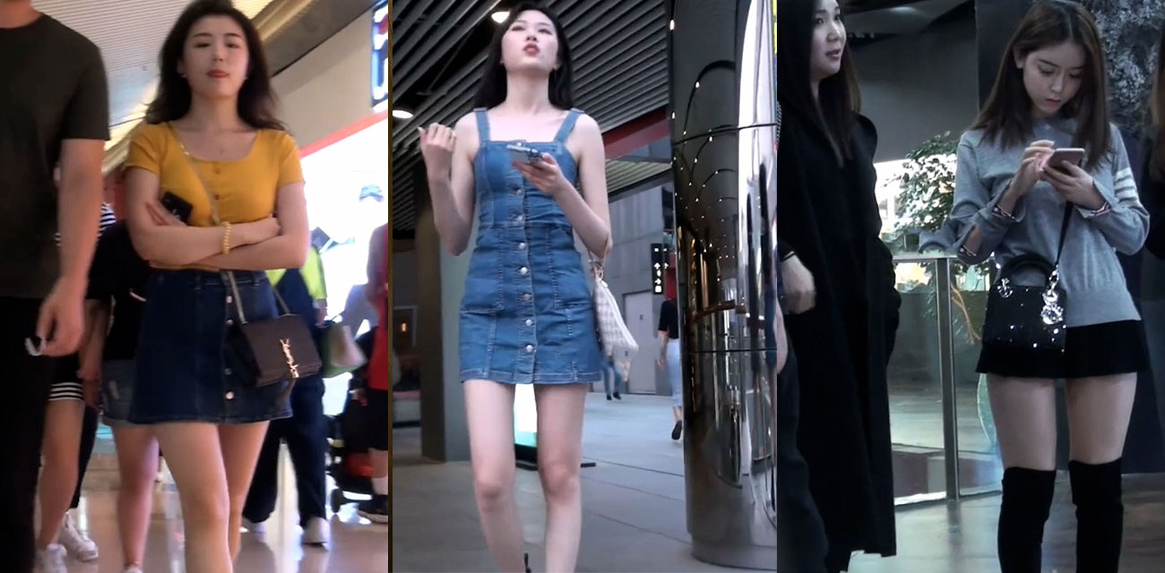 商场偷拍系列 民间大神商场偷拍多位美少女裙底 全程高清非常火辣！