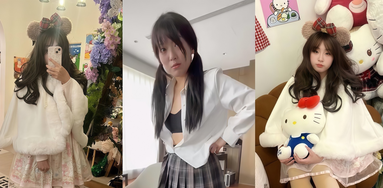 安徽清纯学生妹 冯欣果 被富二代男友调教 穿JK制服3P 被轮流爆操反差拉满
