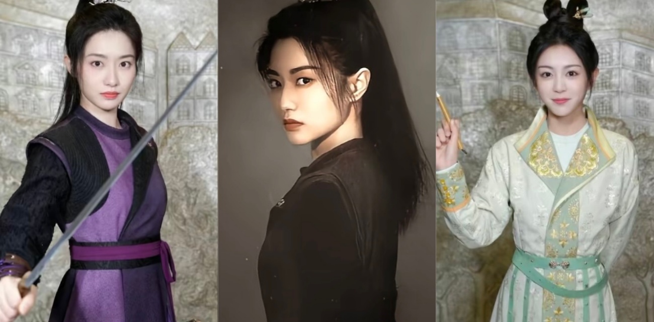 AI魔改电视剧《唐朝诡事录之西行》 极品女刺客 孙雪宁 被西域猛男猛干到腿软 床上又骑乘狂射！