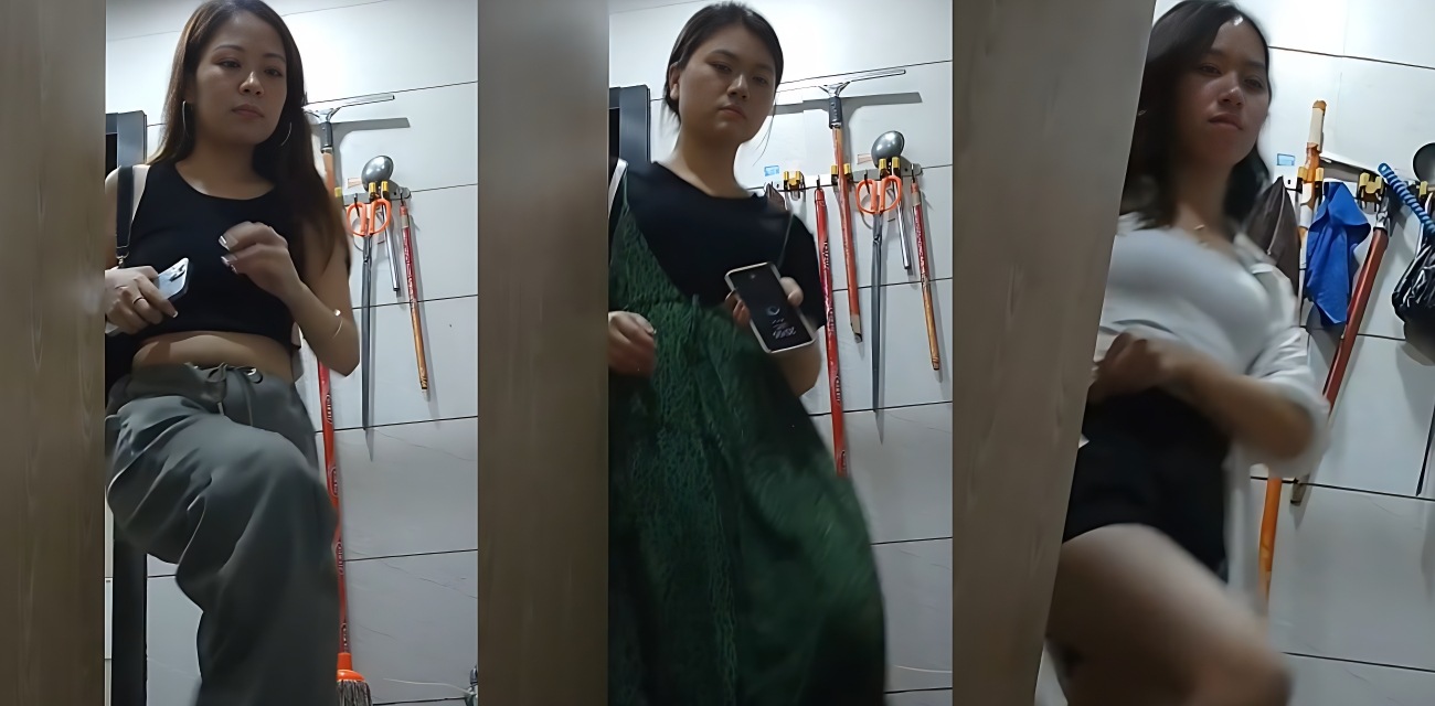 学校宿舍厕所偷拍人妻老师和清纯学生尿尿 这骚穴水多的堪称喷泉！