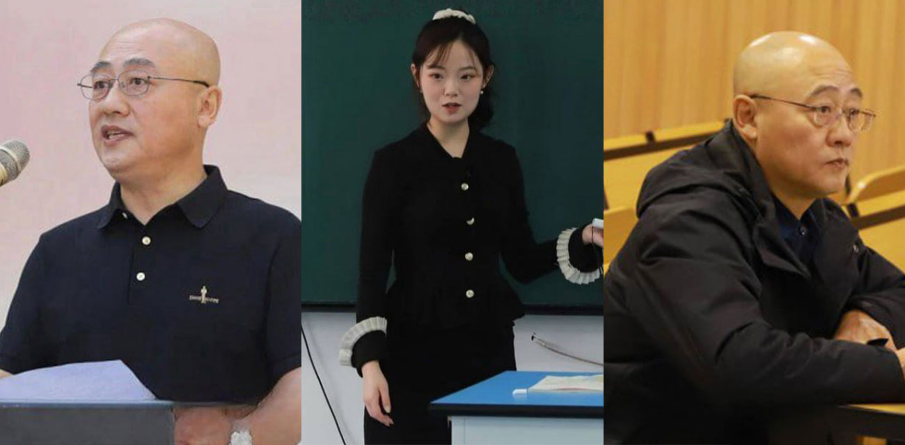 吉林师大附中副校长吴成学工作群玩暧昧 勾引女老师被老公 曝光酒店性爱视频