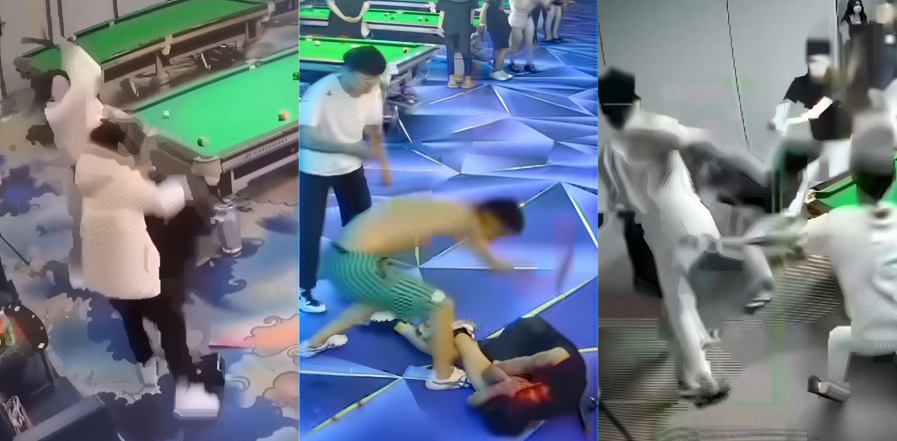 热搜圣体 台球厅江湖刀枪炮聚集地 各种奇葩暴力事件合集视频来袭 瓜友一次看过瘾！