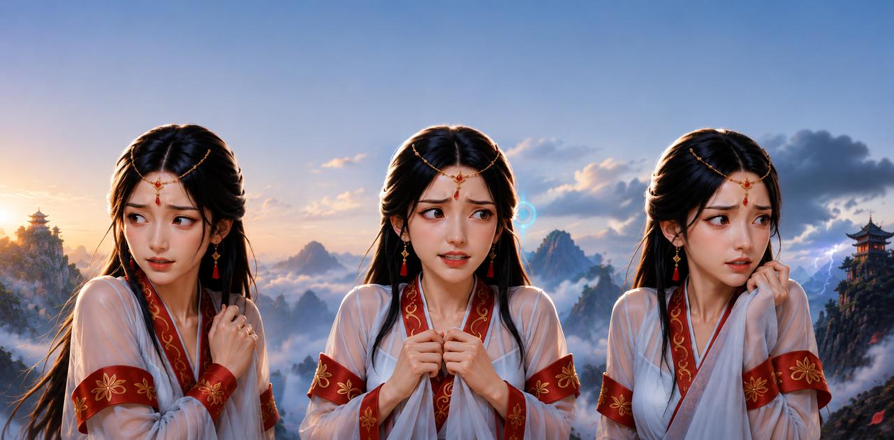AI成人短剧 师姐双修带上我们 仙门美人直接让两个师弟跪着伺候 从跪舔到群P一镜到底