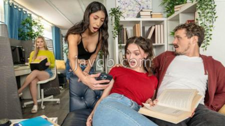 CrazyCollegeGFs.24.02.17 學習大廳誘惑