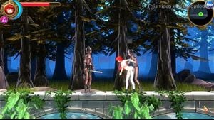 可爱的红发女孩与士兵MEN和魔法师在情色游戏中的激烈互动