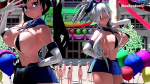 MMDRandom31 被迫害妄想症舞蹈 MMD NTR 场景 - 体验充满戏剧性的成人舞蹈表演，包含支配与背叛元素，适合寻求刺激的观众。