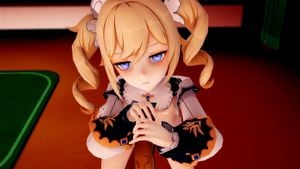 原神芭芭拉成人MMD