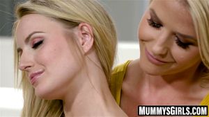 Kit Mercer 用剪刀作为毕业礼物送给 Scarlett Sage，庆祝成年生活的开始。