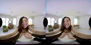 热亚洲震动胸部 VR