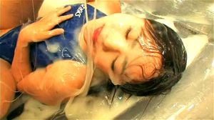 NMS-040 白浊爱玩 竞技泳装女孩 加护范子/Noriko Kago 朦胧宠物女孩 泳装