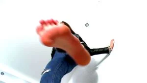 足部踩踏主观视角