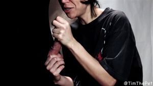 BDSM女性主导手交近距离拉拽睾丸