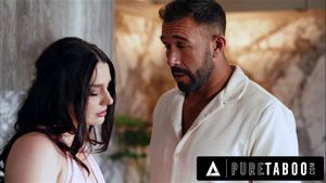 Pure Taboo 心怀怨恨的男子将继兄弟锁在门外，潜入家中与被困的妻子Maddie Wren发生关系