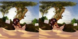 VReal_18K 毒藤女挂在树上旋转口交（模仿阿卡姆骑士）- 3D CGI 渲染