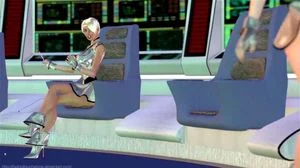 太空女孩3D卡通