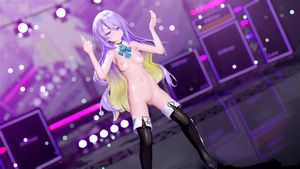 [R18][Vtuber MMD] Moona - 竖起大拇指