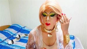 SISSY NICLO - 人妖 - 跨性别者 - 热妆 GEILE ZUS PIJPT ME KLAAR