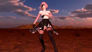 3D MMD 尼尔机械纪元 2B 舞蹈表演。欣赏这位角色在充满节奏感的音乐中展现的迷人舞姿，体验一场视觉与听觉的盛宴。