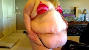 超丰满女士的腹部