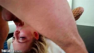 Throated - 金发尤物激烈颜射