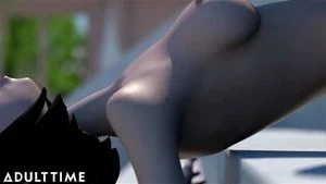 Adult Time - 动漫美女与学习伙伴分享私密时刻，享受奶油填充的快乐