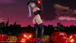 [MMD R18] 白Hellowen - 再次年龄年龄