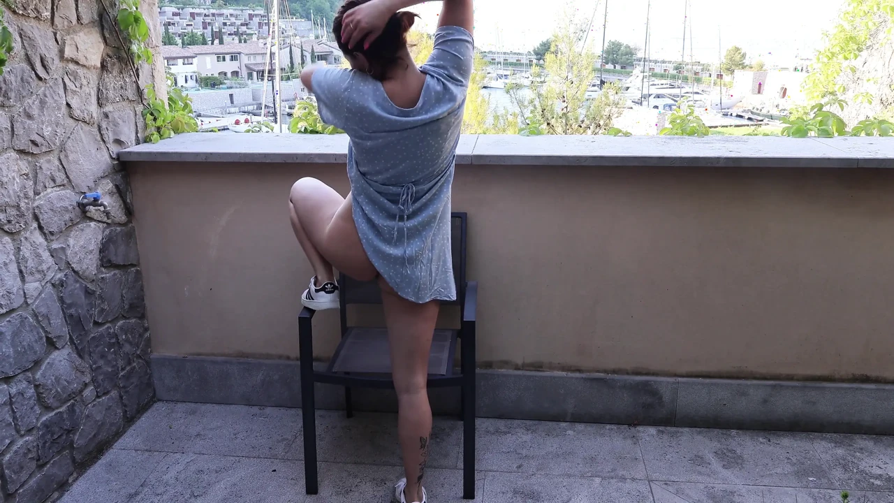 I Told Him to Buy a New One: Ripped Dress Outdoor Sex & Raw Creampie Leaking