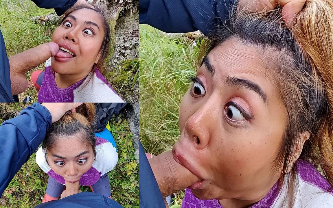 户外 Ahegao Bjfacial